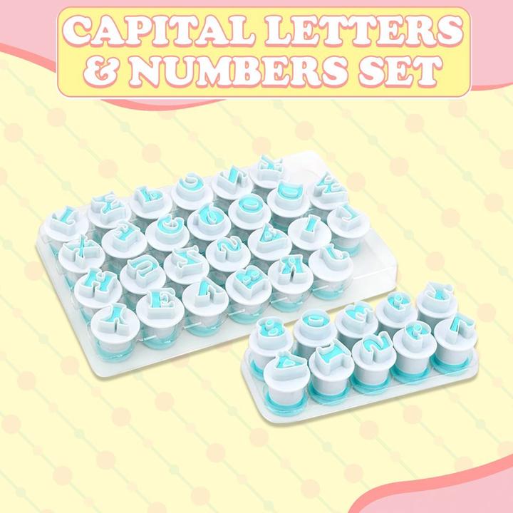 Alphabet Plunger Cutter (All Letters+Numbers Set)