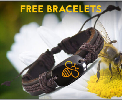 Lovely Bee Leather Bracelet